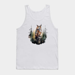 Great Horned Owl Tank Top